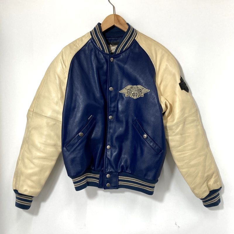 HarleyDavidson ハーレーダビッドソン レザースタジャン バーシティ