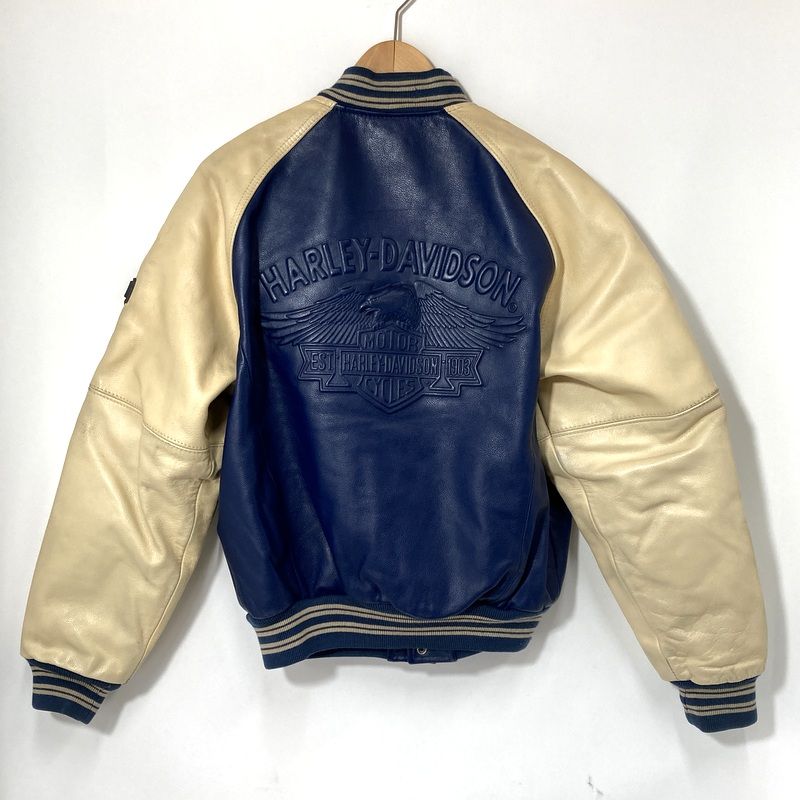 HarleyDavidson ハーレーダビッドソン レザースタジャン バーシティ