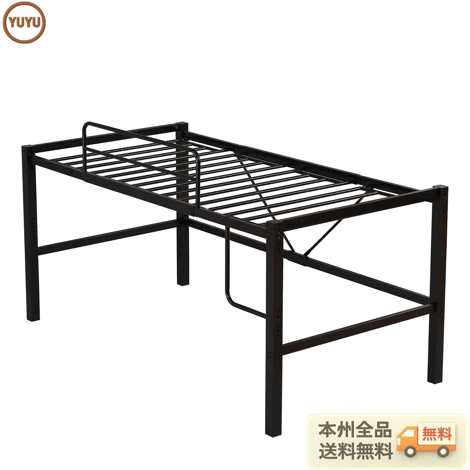 数量限定｜【高さ90cm、SDセミダブル】ロフトベッド パイプベッド 