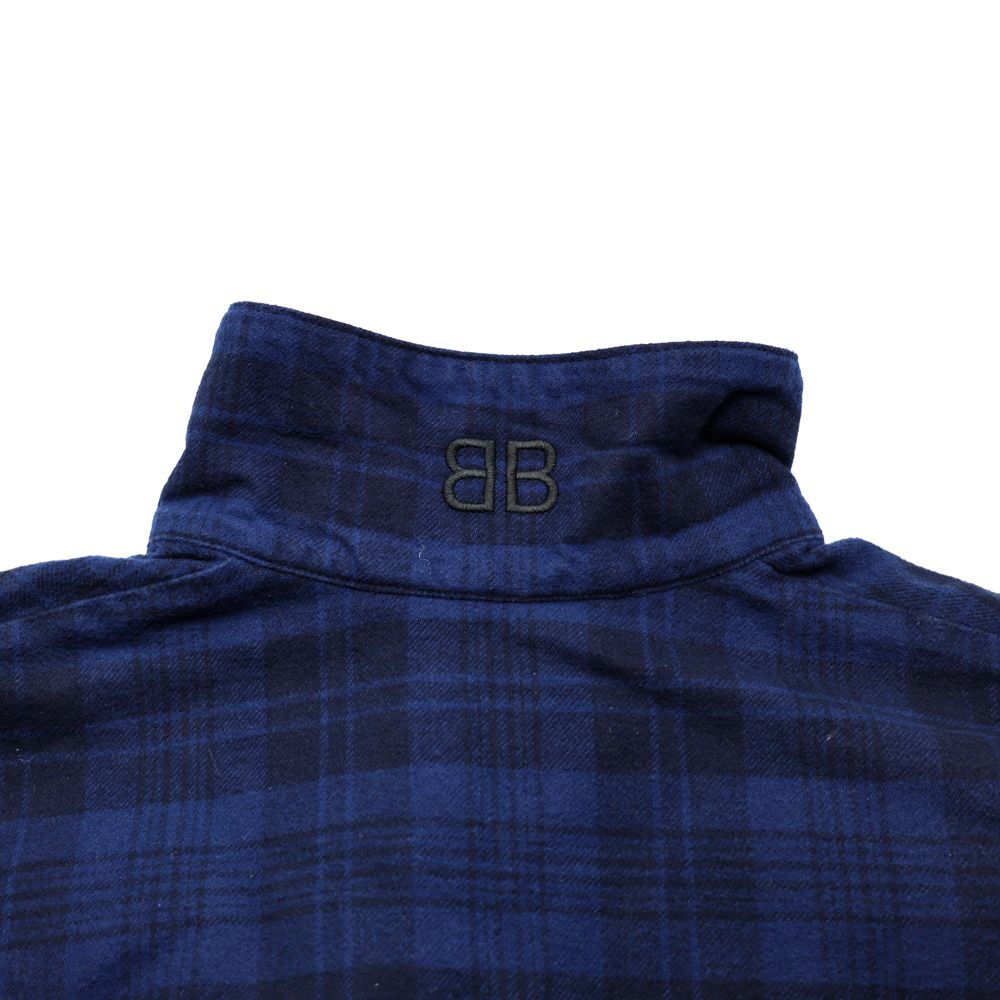 楠本質店/元住吉】バレンシアガ BALENCIAGA ブルーチェック フランネル
