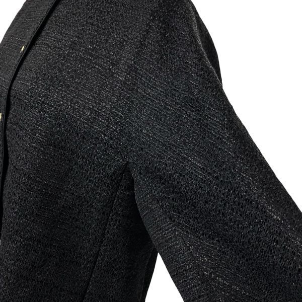 ◇ ドゥロワー Drawer ノーカラージャケット 長袖 ツイード オーバー