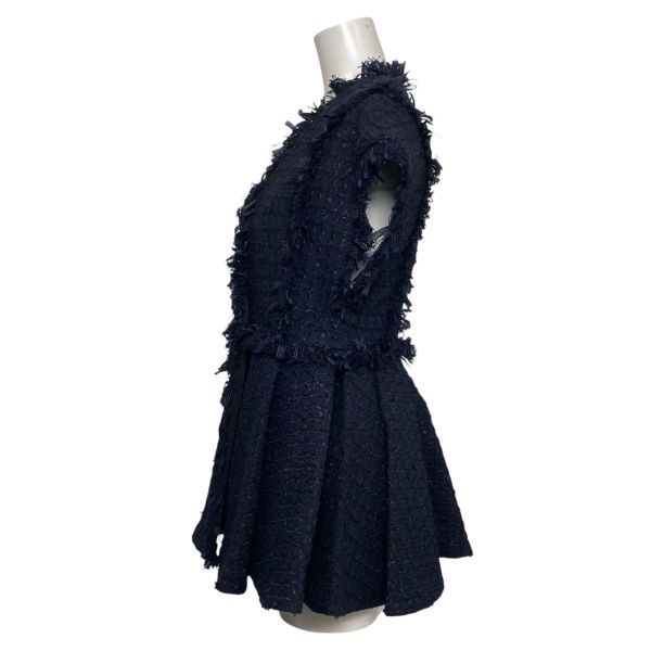 ◇ 未使用 アドーア ADORE コットンチェックツイードジレ ベスト