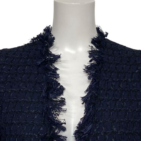 ◇ 未使用 アドーア ADORE コットンチェックツイードジレ ベスト