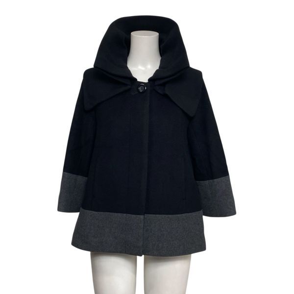 ◇ ダイアグラム Diagram ショートコート 長袖 Aライン ボリューム