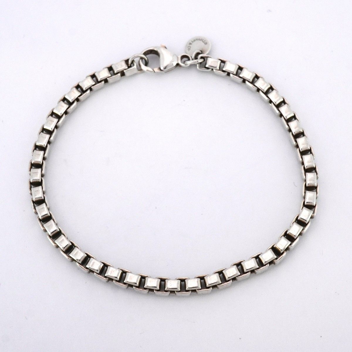 6jab0566】ティファニー ブレスレット ベネチアン シルバー925【中古