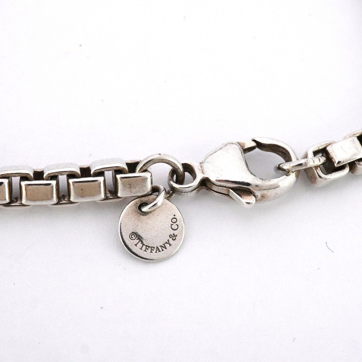 6jab0566】ティファニー ブレスレット ベネチアン シルバー925【中古