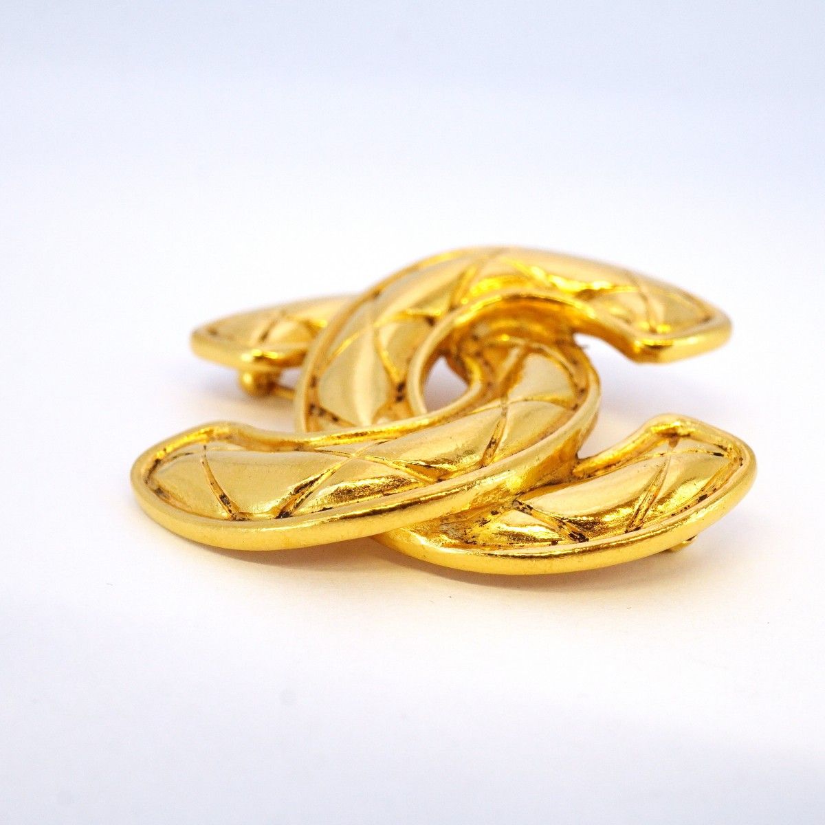 6jab0572-k】シャネル ブローチ ヴィンテージ ココマーク マトラッセ