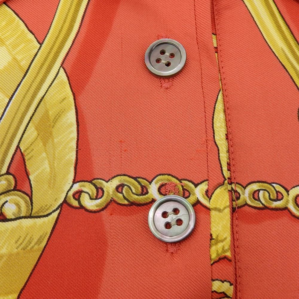 HERMES エルメス ヴィンテージ シルク ウール 切替デザイン セーター