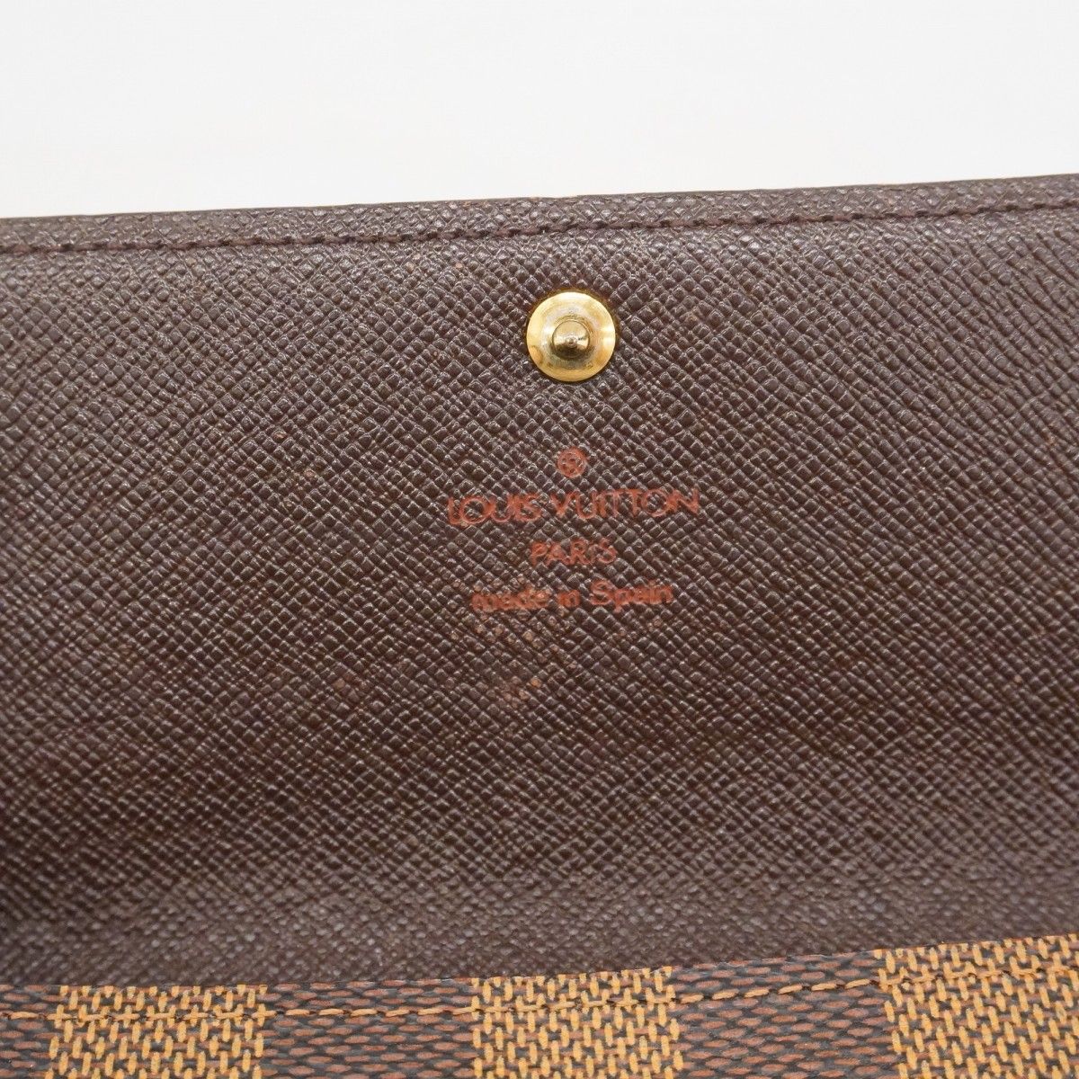 6ba0108】ルイヴィトン 長財布 ダミエ ポシェットポルトモネクレディ