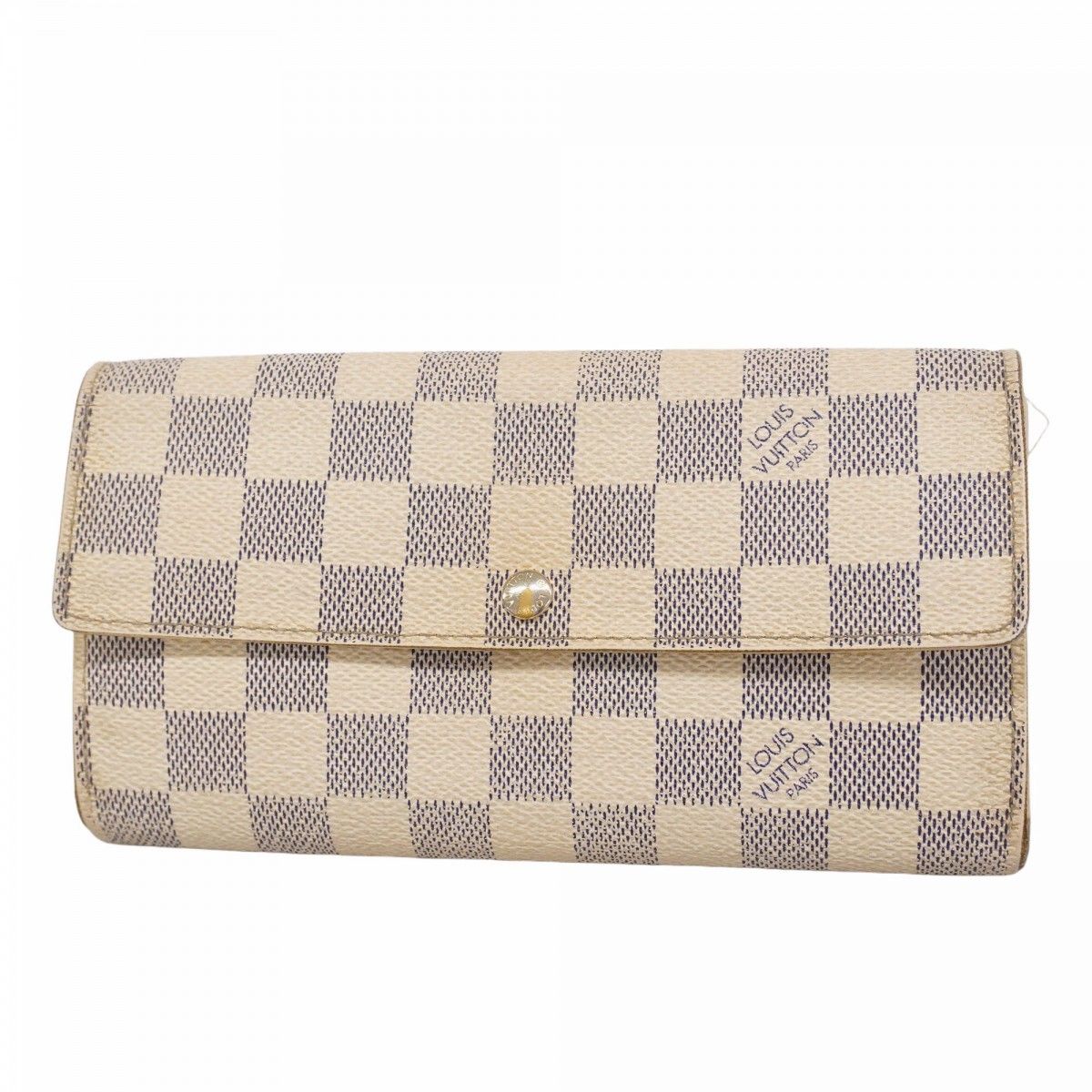 6ba0124-k】ルイヴィトン 長財布 ダミエ・アズール ポルトフォイユサラ
