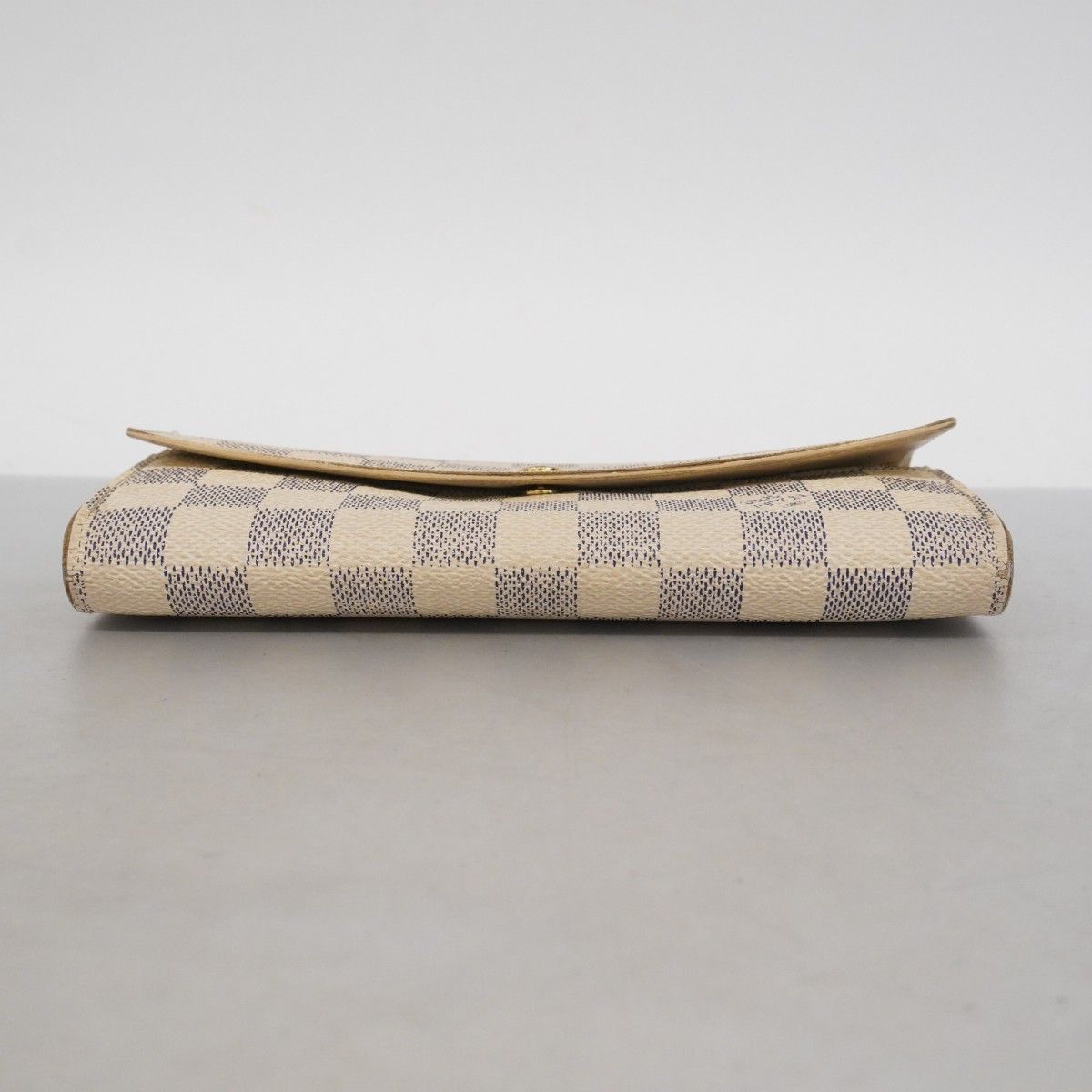 6ba0124-k】ルイヴィトン 長財布 ダミエ・アズール ポルトフォイユサラ