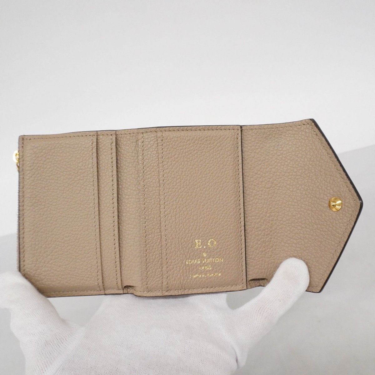 6ba0129-k】ルイヴィトン 三つ折り財布 モノグラム・アンプラント