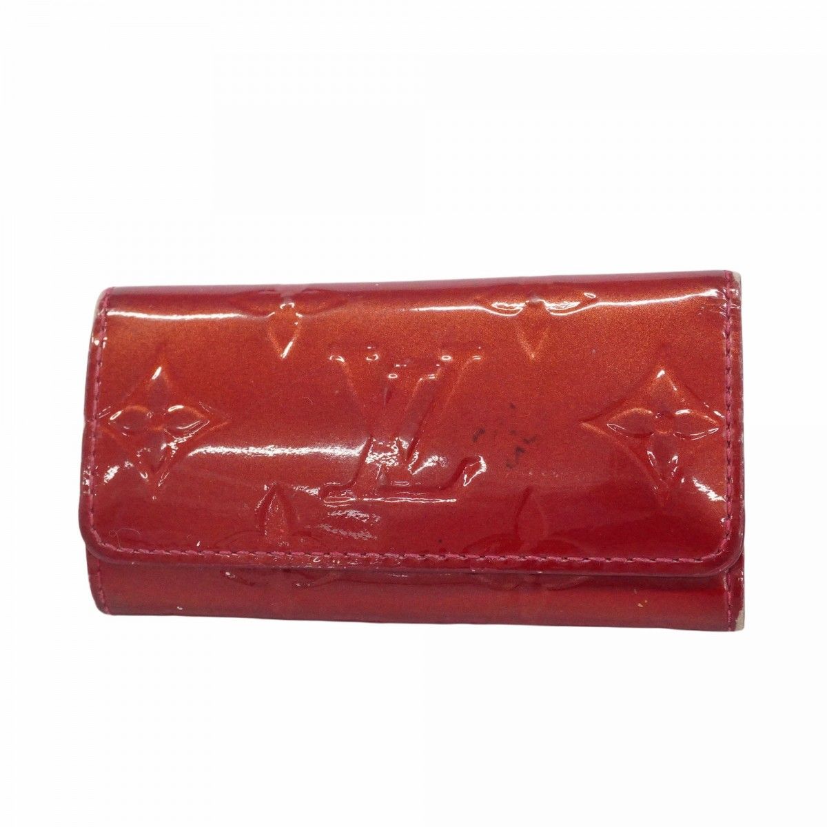 6ba0130-k】ルイヴィトン キーケース ヴェルニ ミュルティクレ4 M91976