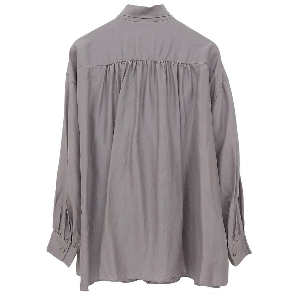 DRAWER ドゥロワー ボウタイ ロングスリーブ シャツブラウス トップス