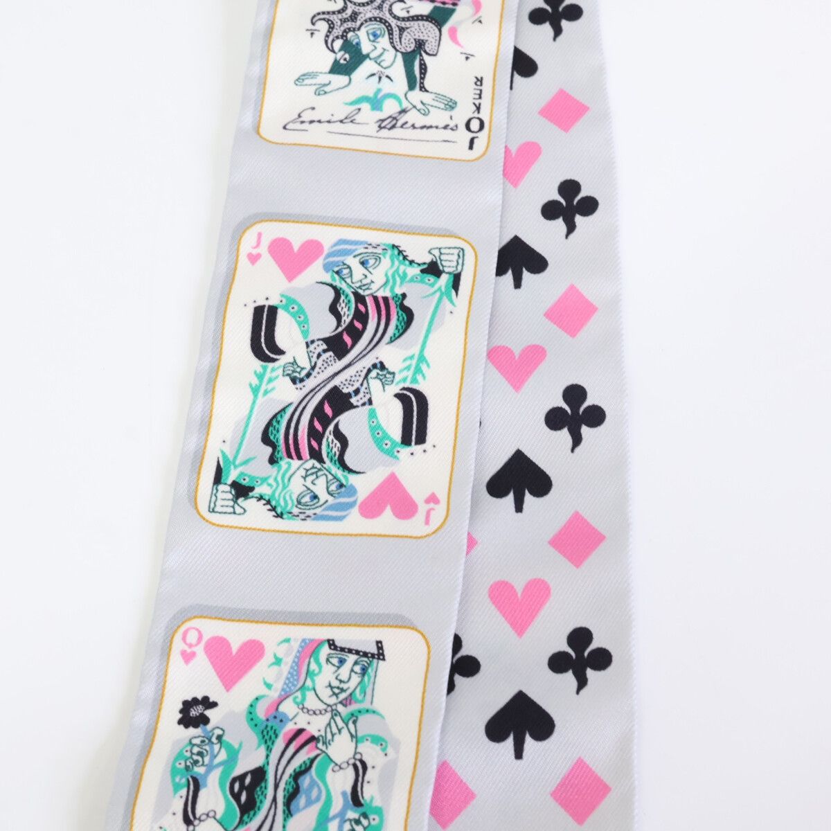 HERMES エルメス 【美品】H063169S JEU DE CARTES ジュドーカルト