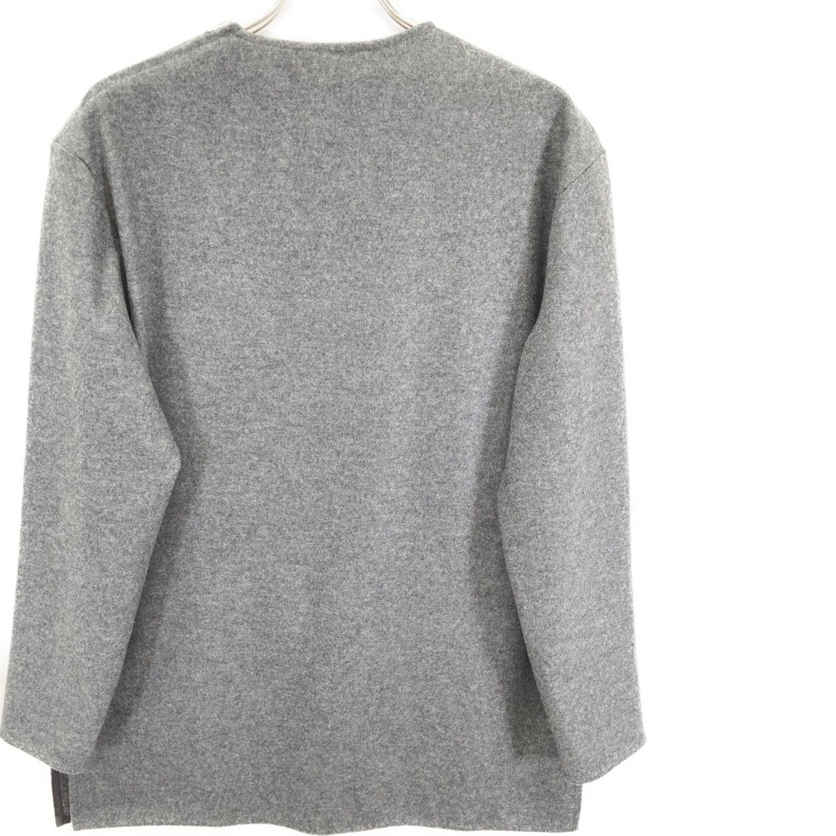 JIL SANDER ジルサンダー 24年製 J22NH0001 ｸﾞﾚｰ Wool ZIP Design Top