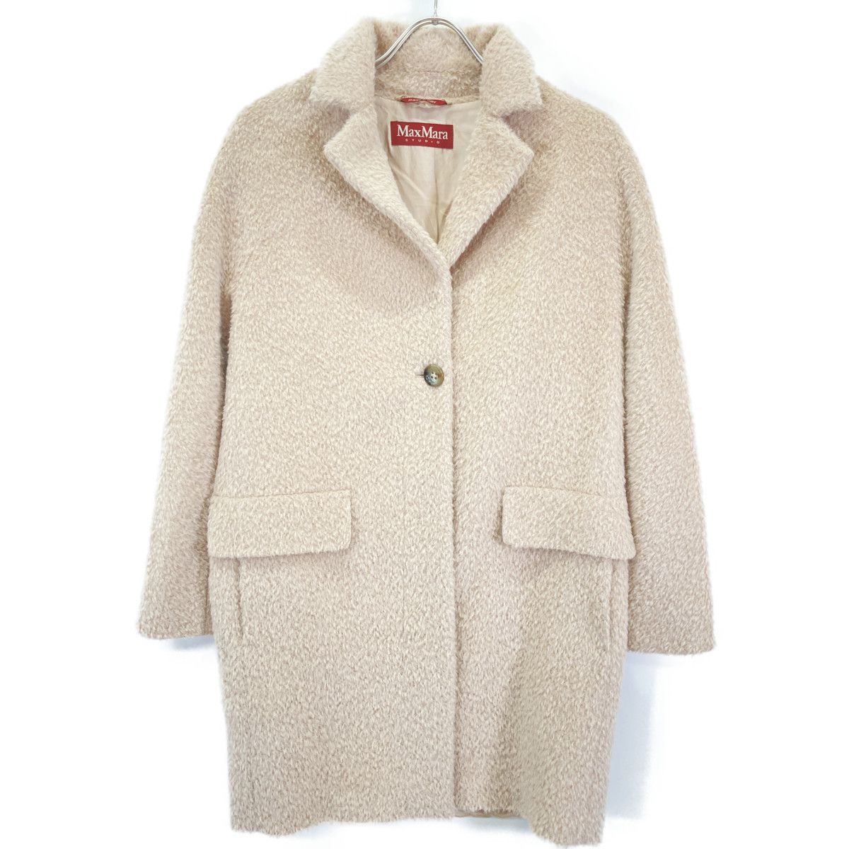 MAXMARA STUDIO マックスマーラスタジオ ﾋﾟﾝｸ ｱﾙﾊﾟｶｳｰﾙ ｼﾞｬｷﾞｰｽﾃﾝｶﾗｰ