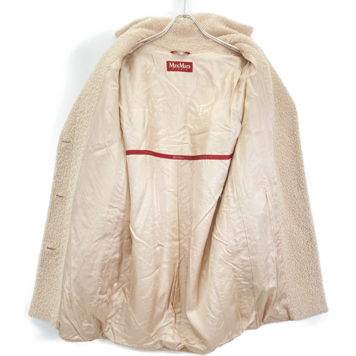 MAXMARA STUDIO マックスマーラスタジオ ﾋﾟﾝｸ ｱﾙﾊﾟｶｳｰﾙ ｼﾞｬｷﾞｰｽﾃﾝｶﾗｰ