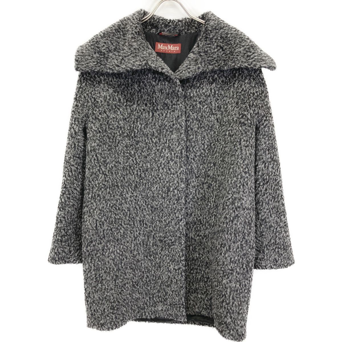 チ*コ様 美品MaxMara STUDIO　マックスマーラ　アルパカ　シャギーロ MAXMARA STUDIO マックスマーラスタジオ ｸﾞﾚｰ ｱﾙﾊﾟｶｳｰﾙ ｼﾞｬｷﾞｰﾐﾃﾞｨｱﾑ