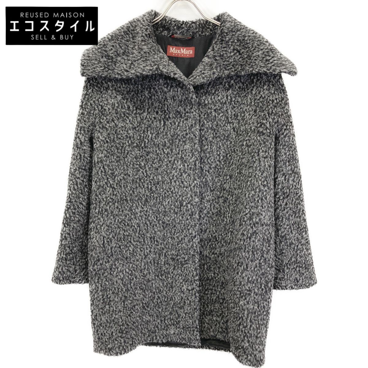 MAXMARA STUDIO マックスマーラスタジオ ｸﾞﾚｰ ｱﾙﾊﾟｶｳｰﾙ ｼﾞｬｷﾞｰﾐﾃﾞｨｱﾑ