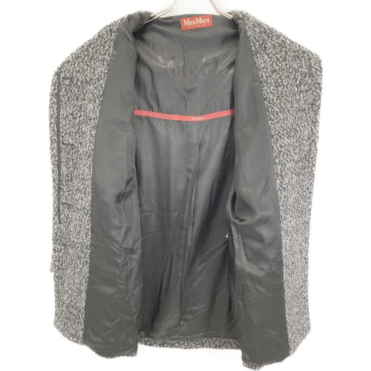 MAXMARA STUDIO マックスマーラスタジオ ｸﾞﾚｰ ｱﾙﾊﾟｶｳｰﾙ ｼﾞｬｷﾞｰﾐﾃﾞｨｱﾑ