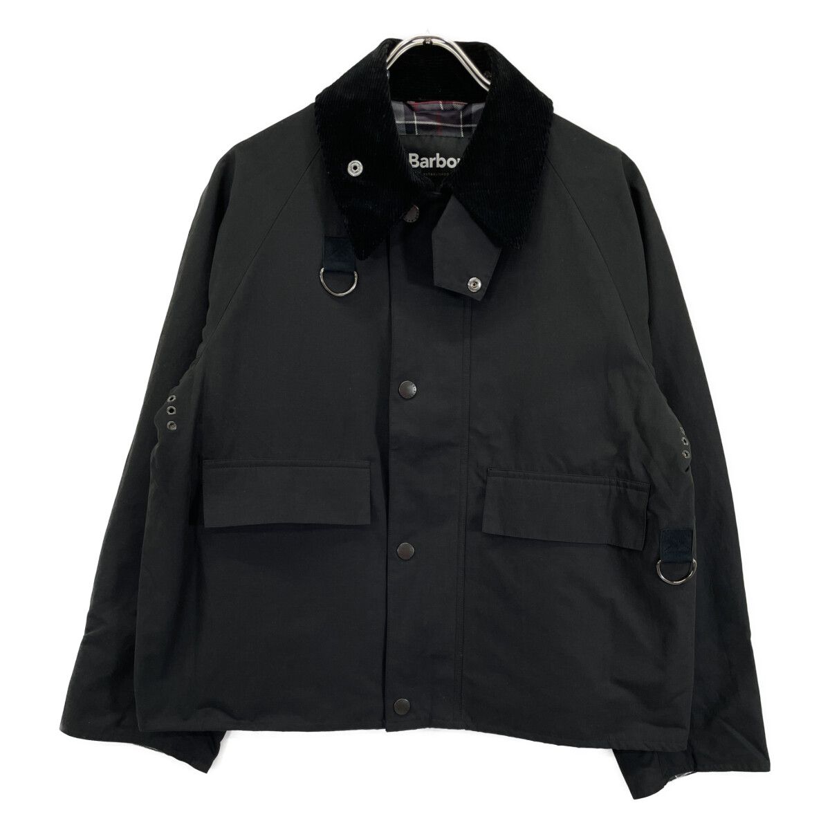 Barbour バブアー 【×FREAK'S STORE】ﾌﾞﾗｯｸ 別注 SPEY OS SLEEVE ﾉﾝｵｲﾙ