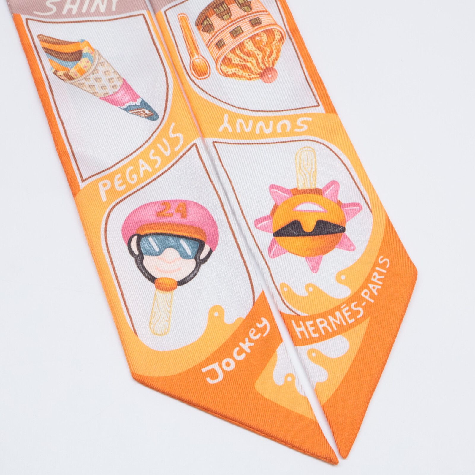 HERMES エルメス Funny Ice Cream ファニー アイスクリーム シルク