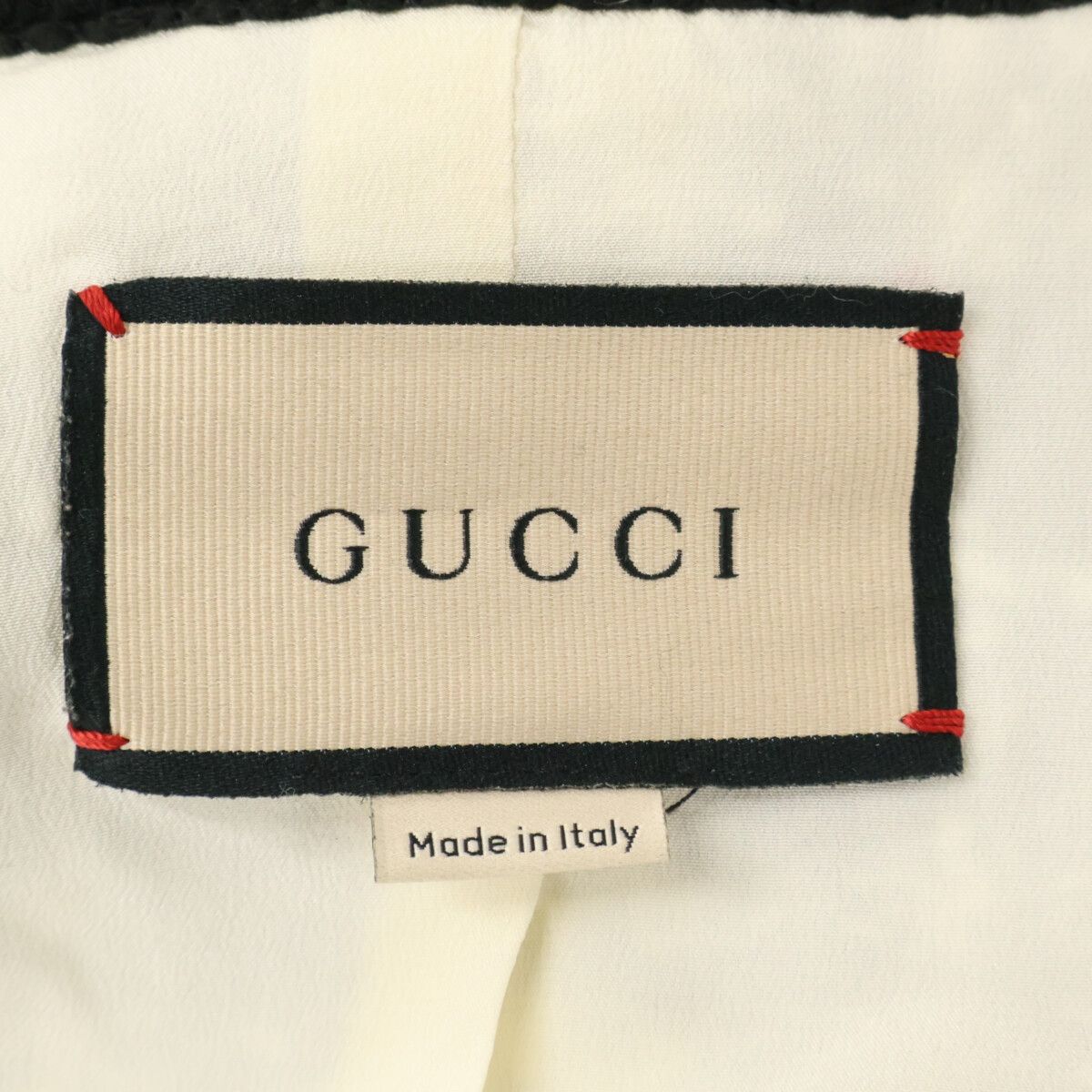 GUCCI グッチ 美品 643297 ツイード ジャケット 38 - メルカリ
