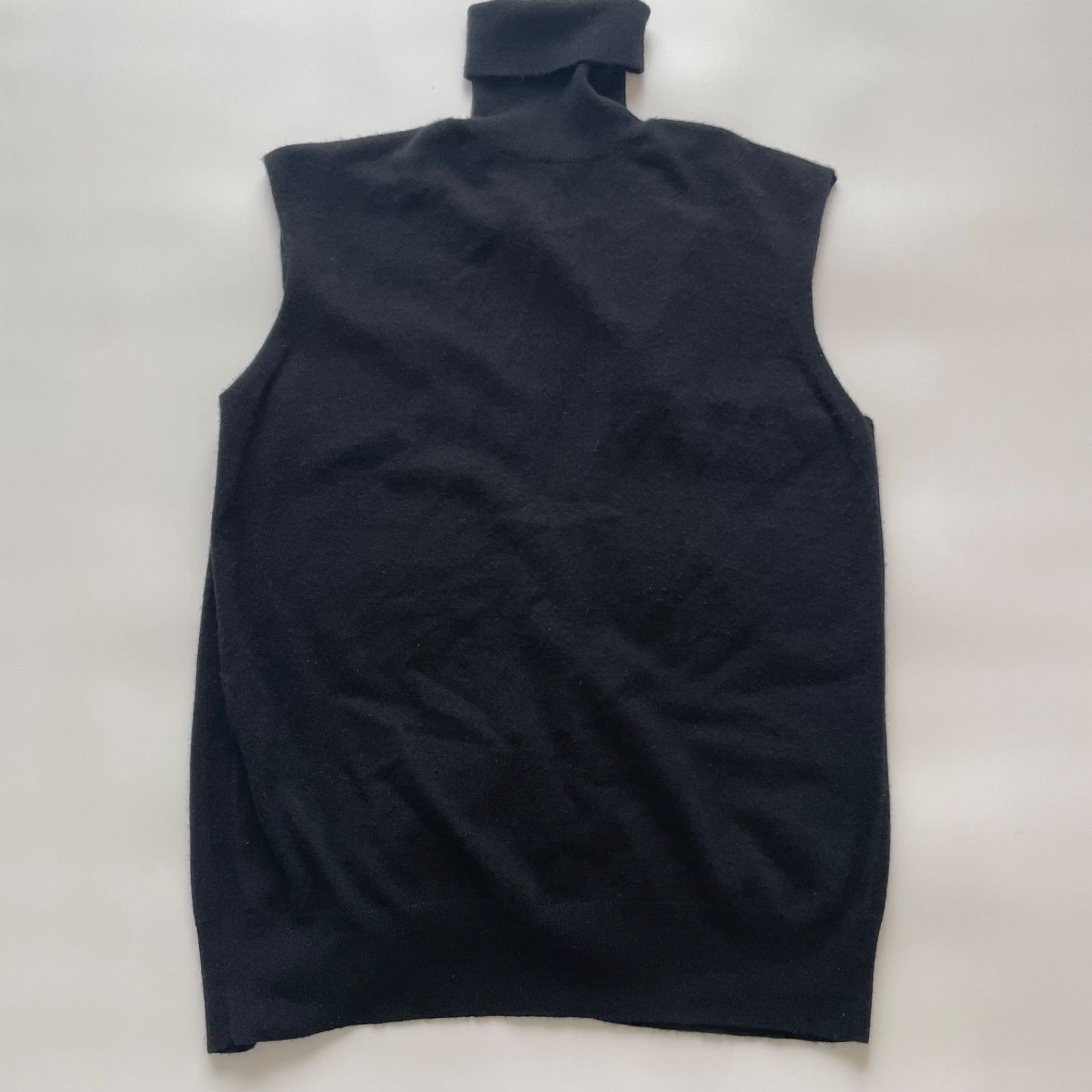 BLAMINK ブラミンク カシミヤ100％ タートルネックニット ブラック 38