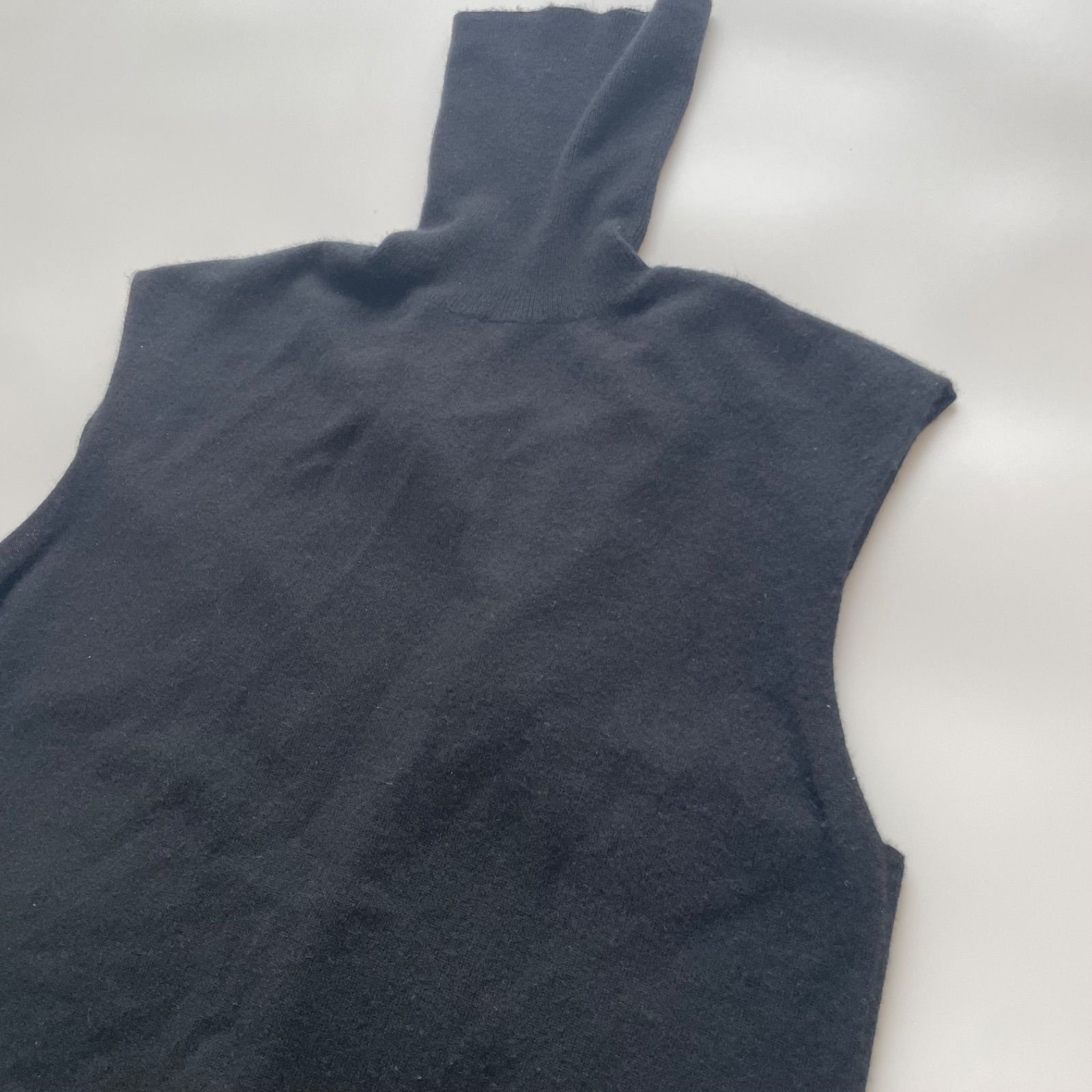 BLAMINK ブラミンク カシミヤ100％ タートルネックニット ブラック 38