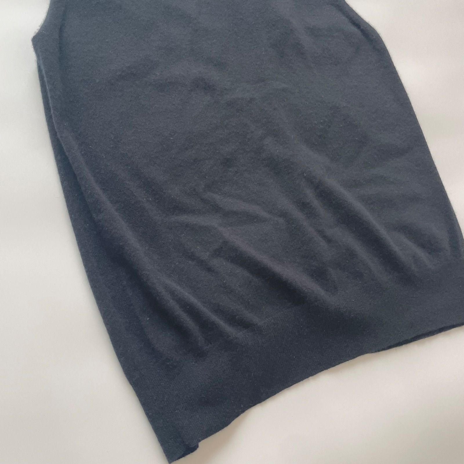 BLAMINK ブラミンク カシミヤ100％ タートルネックニット ブラック 38