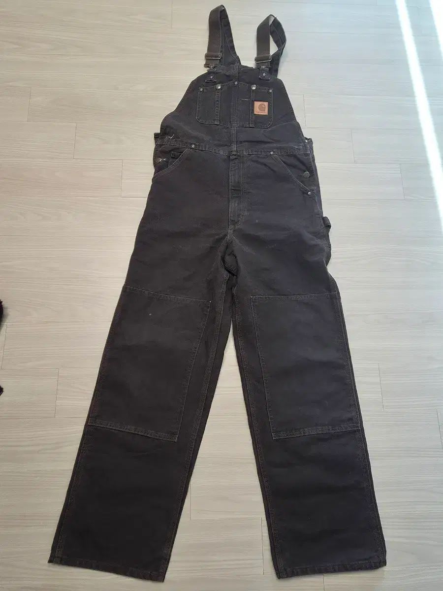 carhartt カーハート　ダブルニー　オーバーオール　R06 ダークブラウン Carhartt カーハート ダブルニー オーバーオール R06 ダークブラウン