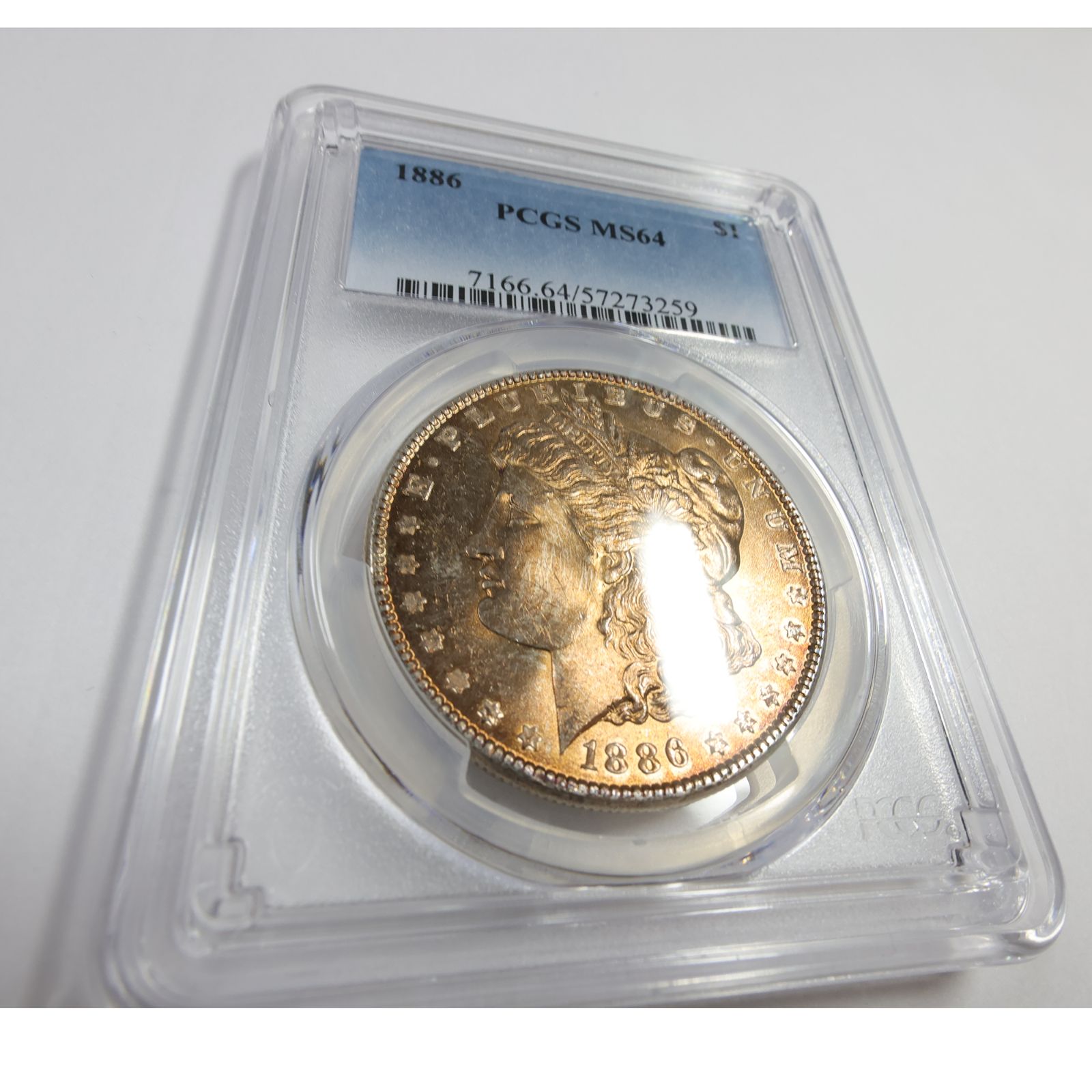 1886年 P PCGS MS64 - Nicely Td シルバー モルガン ダラー 1ドル