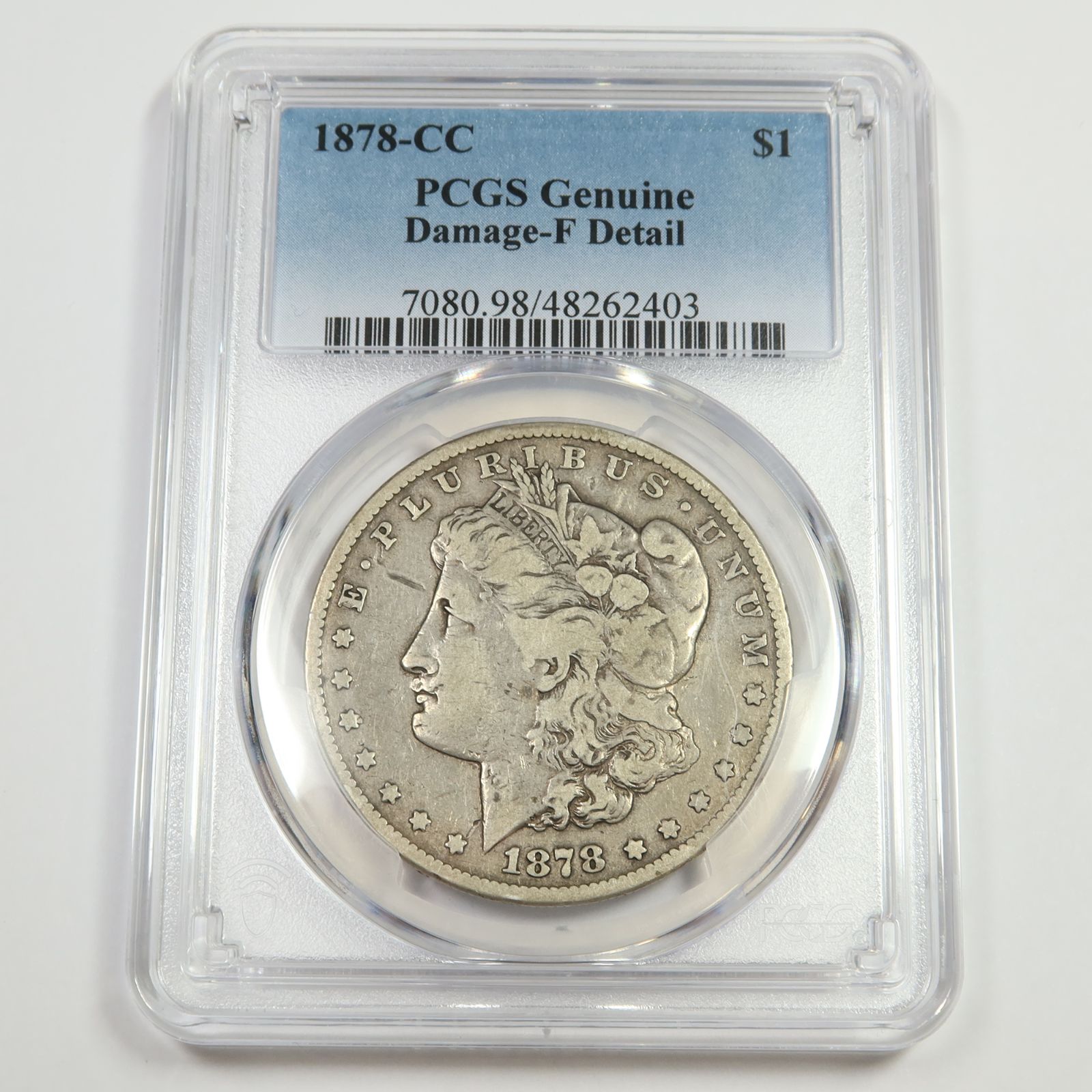 1878 CC PCGS F 詳細 - モルガン・ダラー 1 ドル硬貨 - メルカリ