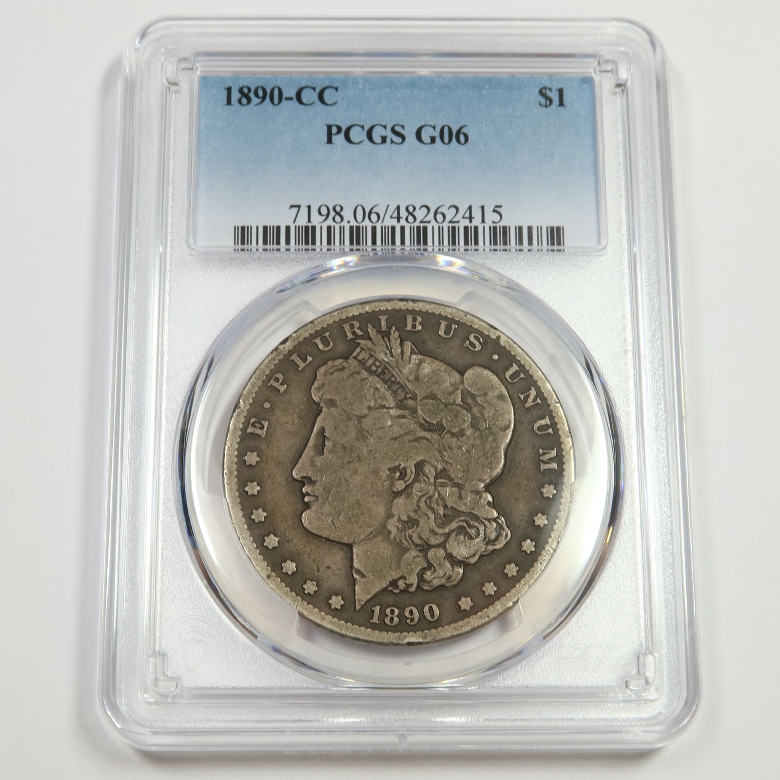 1890 CC PCGS G6 - モルガン・ダラー 1ドル硬貨 - メルカリ