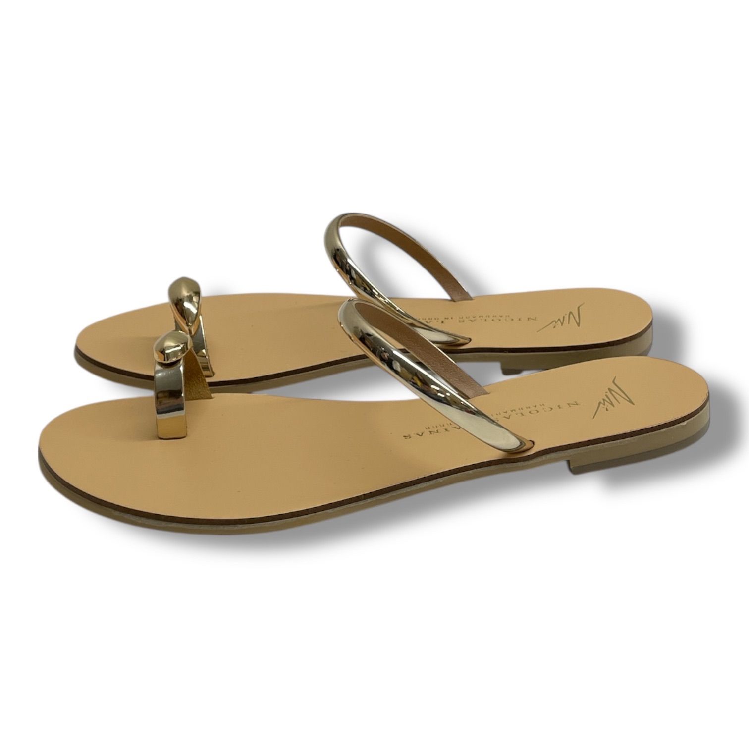 新品 箱付 未使用 NICOLAS LAINAS ニコラスライナス NATURAL SANDAL