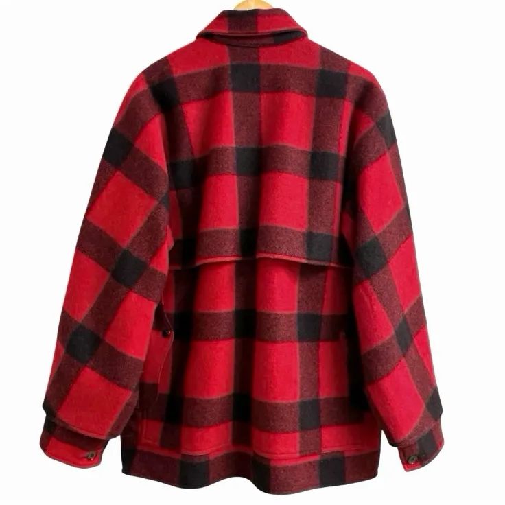 FILSON フィルソン ダブル マッキーノ クルーザー ジャケット 赤 黒 44