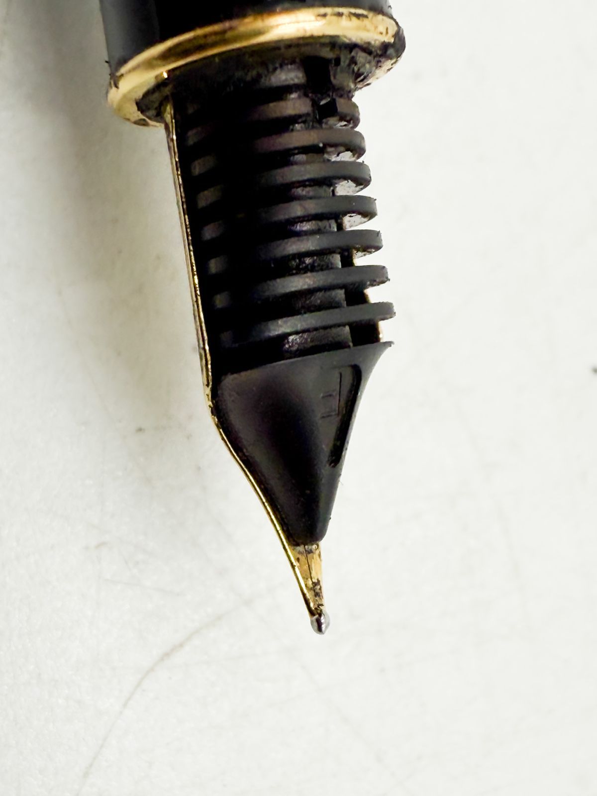  PARKER ソネット 18金ニブ 黒×ゴールド 万年筆 現状渡し 万年筆 万年筆 インク