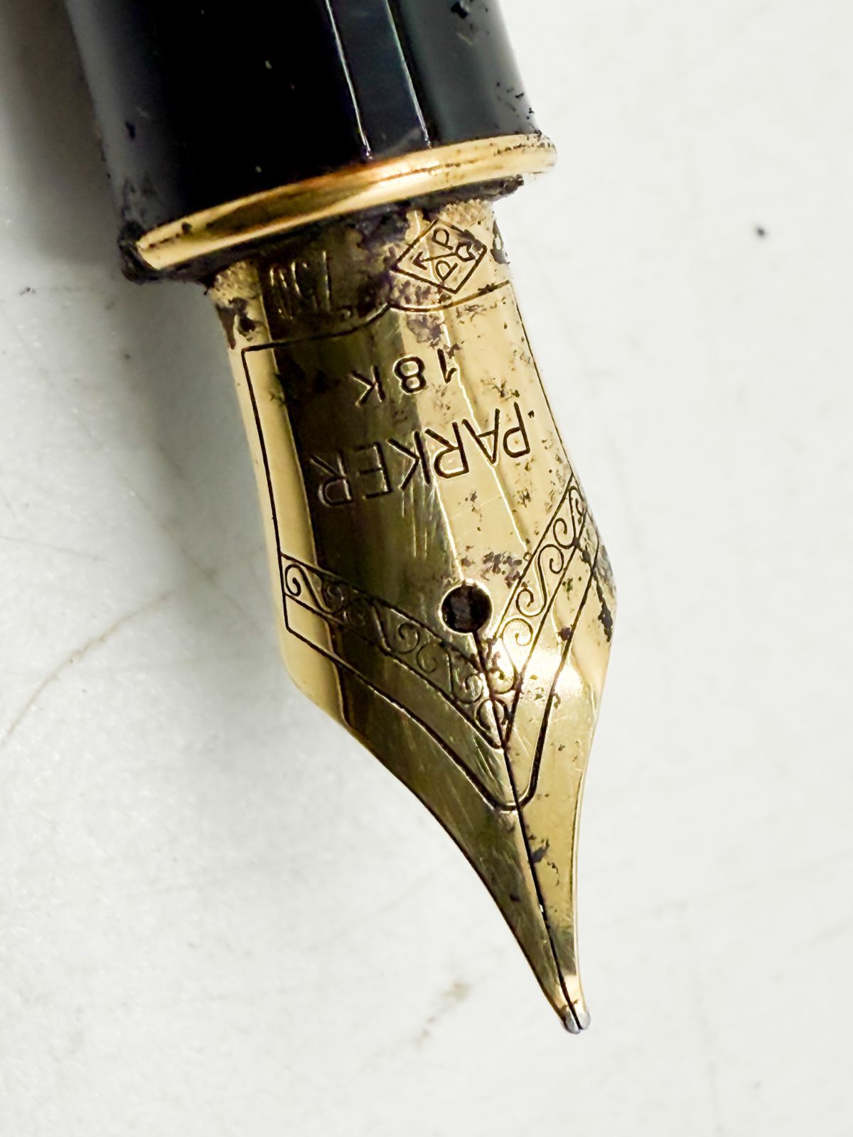 18金ニブ 黒×ゴールド