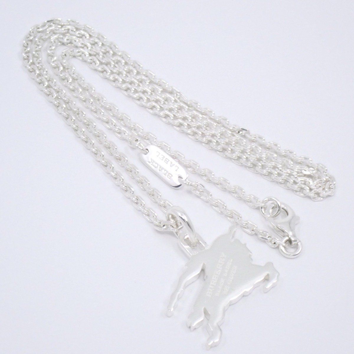 BURBERRY バーバリー ブラックレーベル ホースロゴ ネックレス