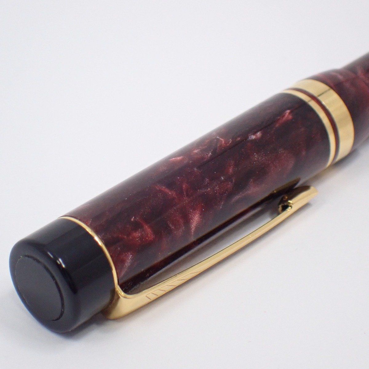 PARKER パーカー デュオフォールド ボールペン マーブルレッド 初期型