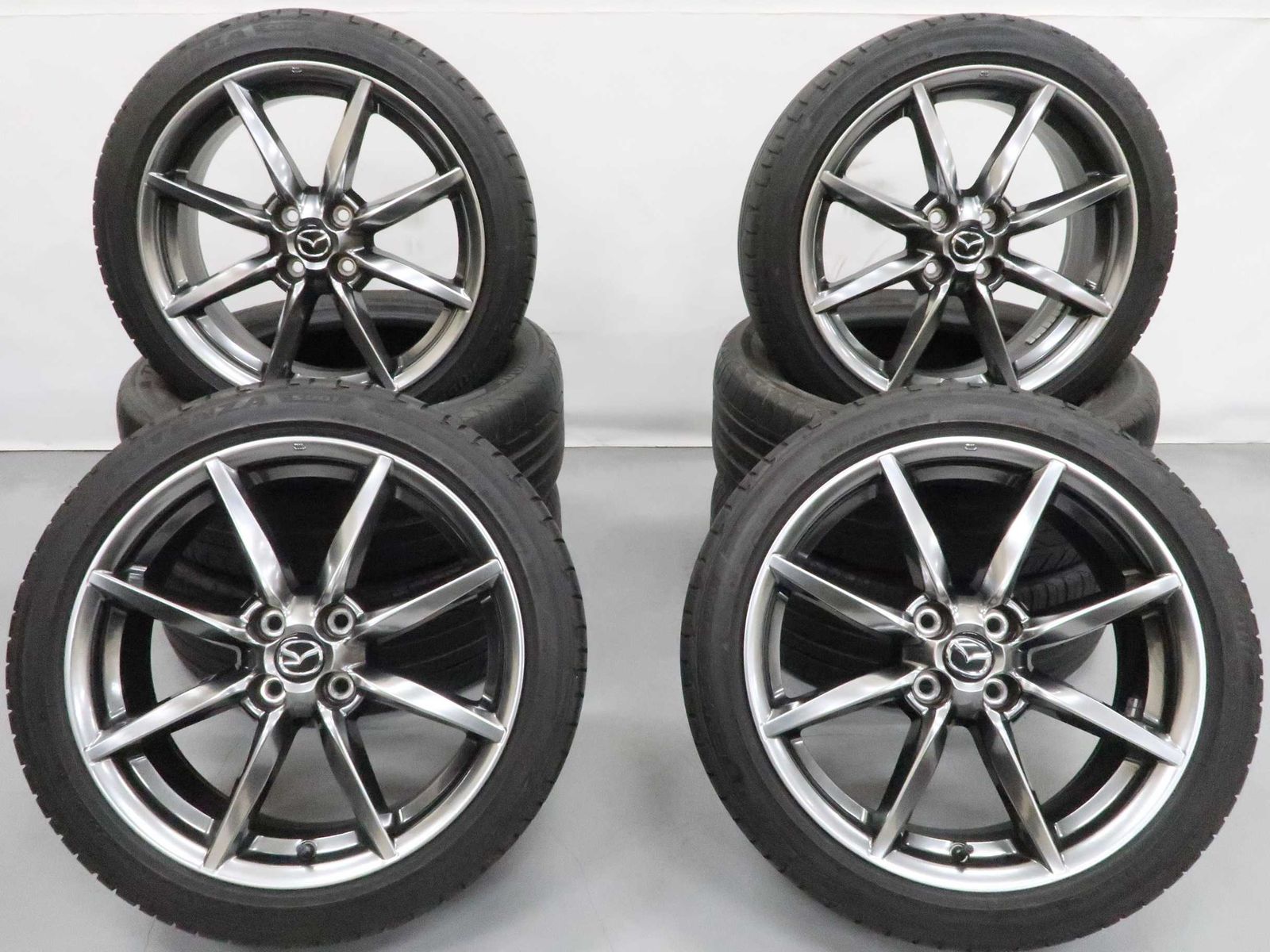 4本 マツダ ND系 ロードスター RF 純正 17インチ ホイール 7J +45 4H