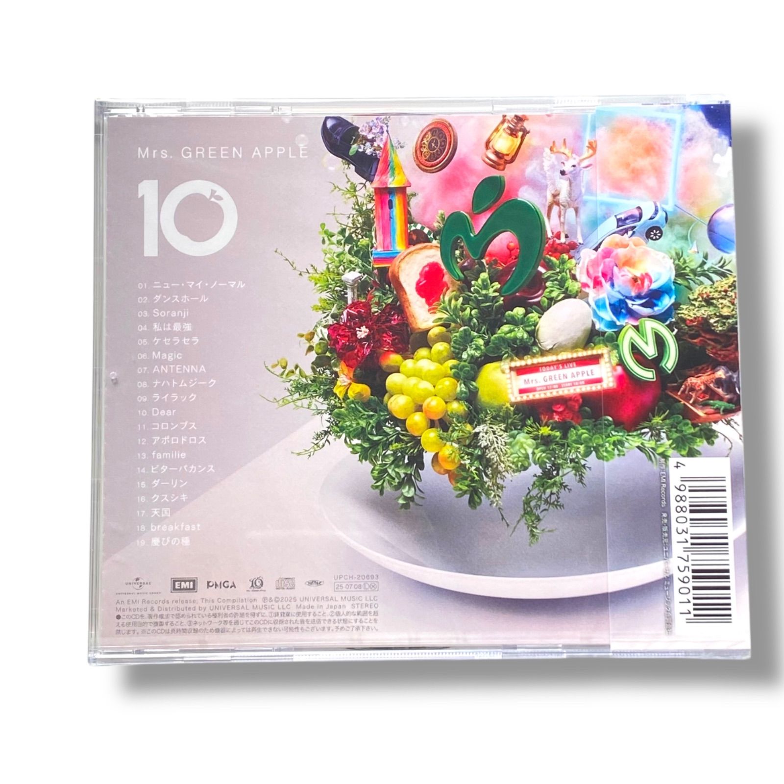 新品未使用 Mrs. GREEN APPLE 10＜通常盤＞ ユニバーサルミュージック