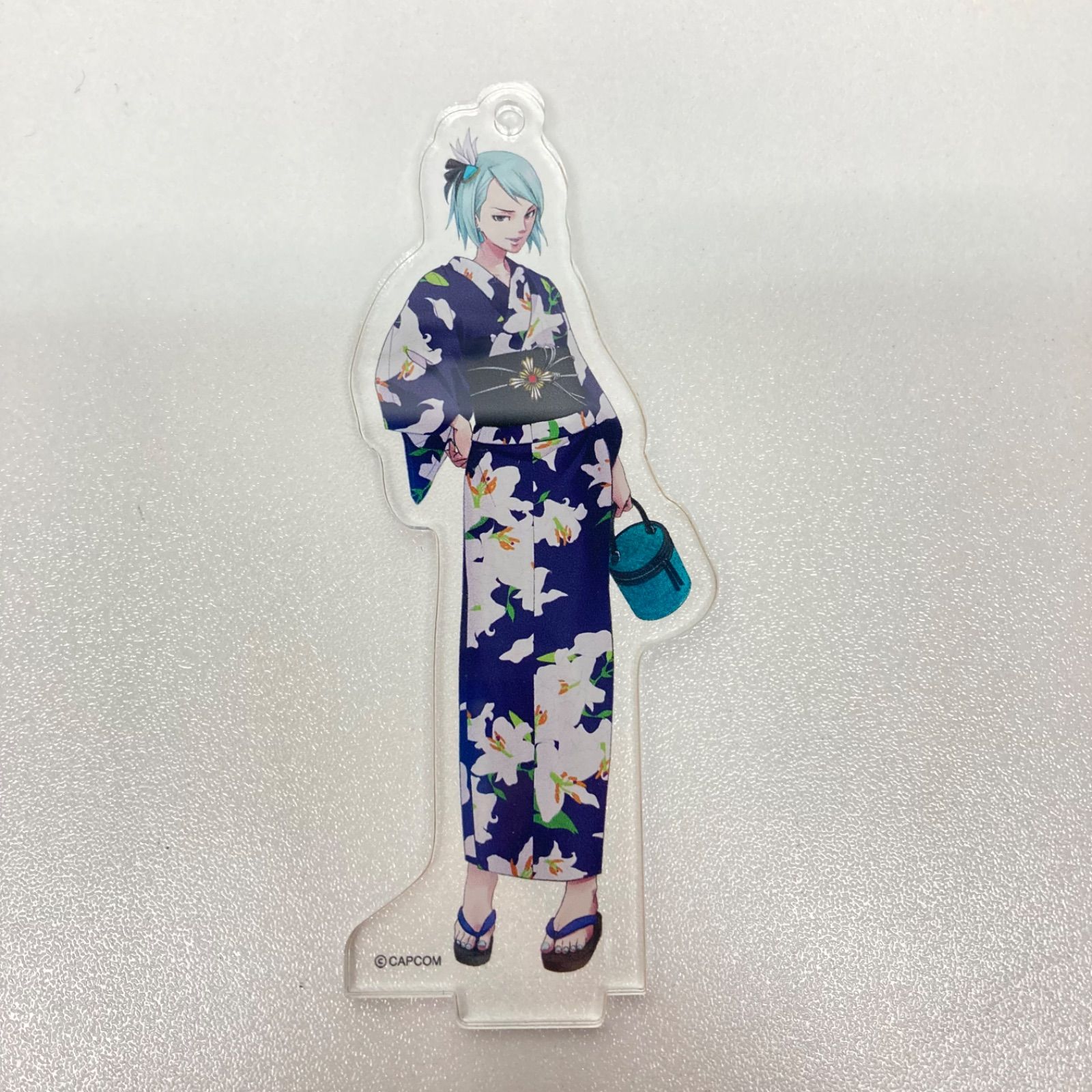 逆転裁判 狩魔冥 アクリルスタンドキーホルダー カプコンカフェ 夏祭り