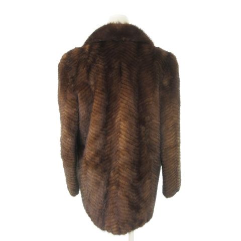 岐阜毛被 GIFU MOUHI ファーコート ミンク 毛皮 ハーフ テーラード