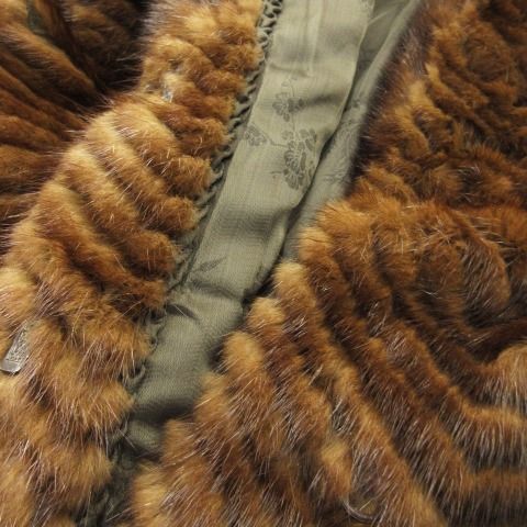 岐阜毛被 GIFU MOUHI ファーコート ミンク 毛皮 ハーフ テーラード