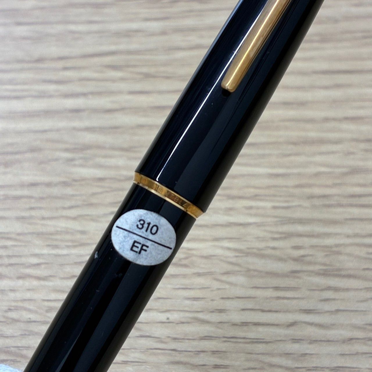 Y1115]【現状品】MONTBLANC モンブラン 310 EF 万年筆 ブラック ケース