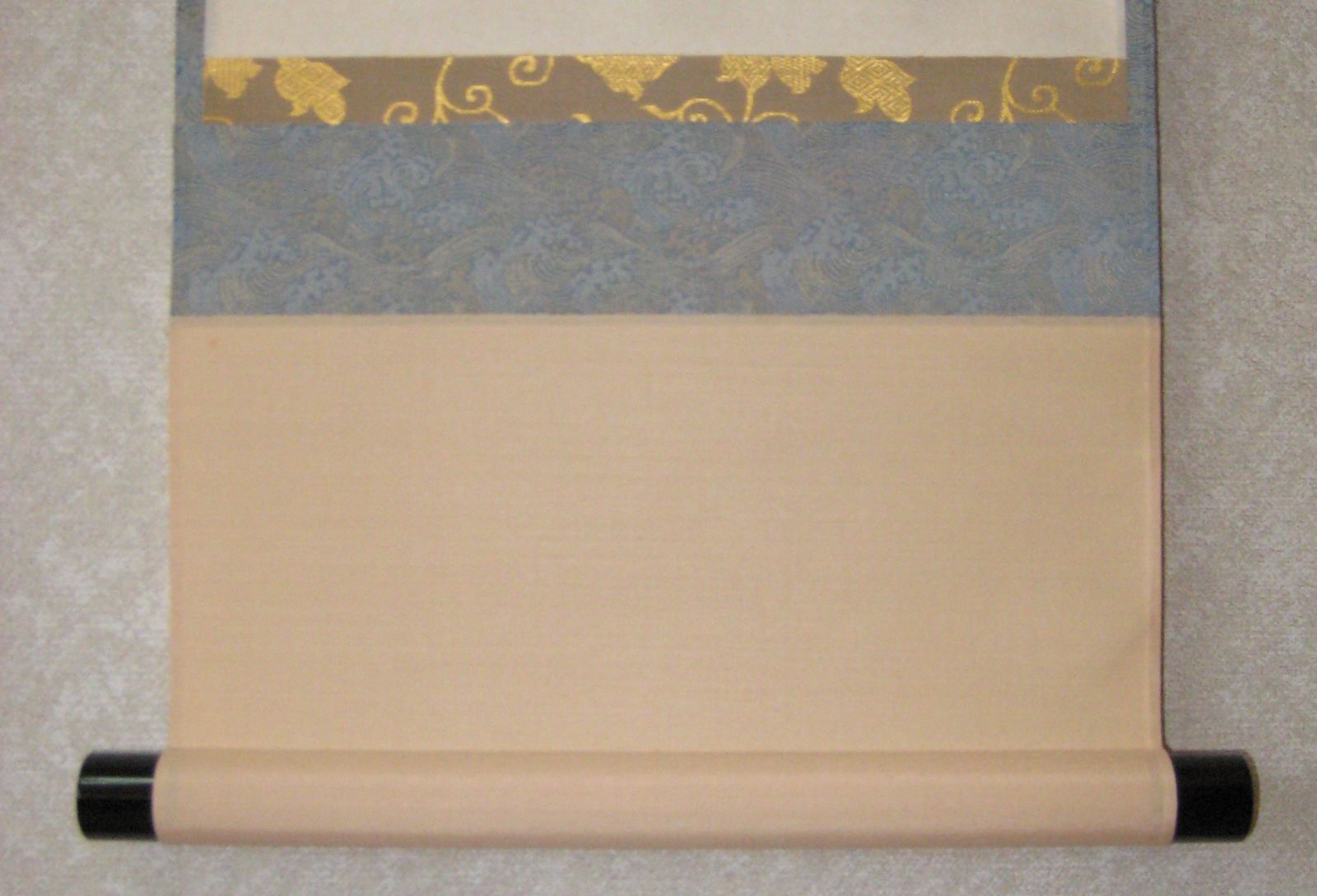 真筆】茶掛け 茶掛 春水満四澤◇大徳寺派 長楽寺 前大徳 小室大心 (共