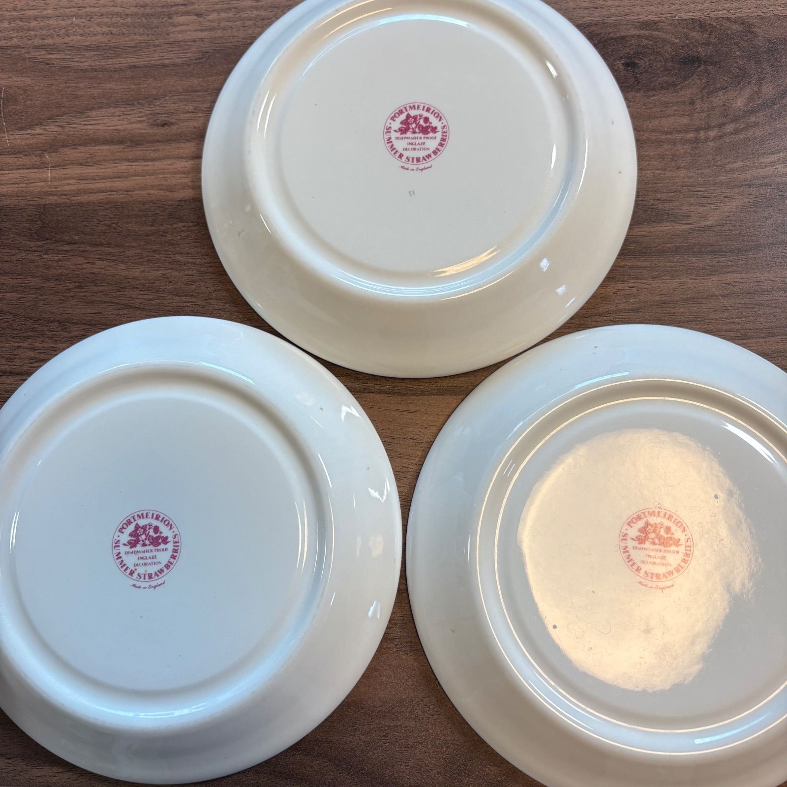 PORT MEIRION カップ＆ソーサー 3セット SUMMER STRAWBERRIES