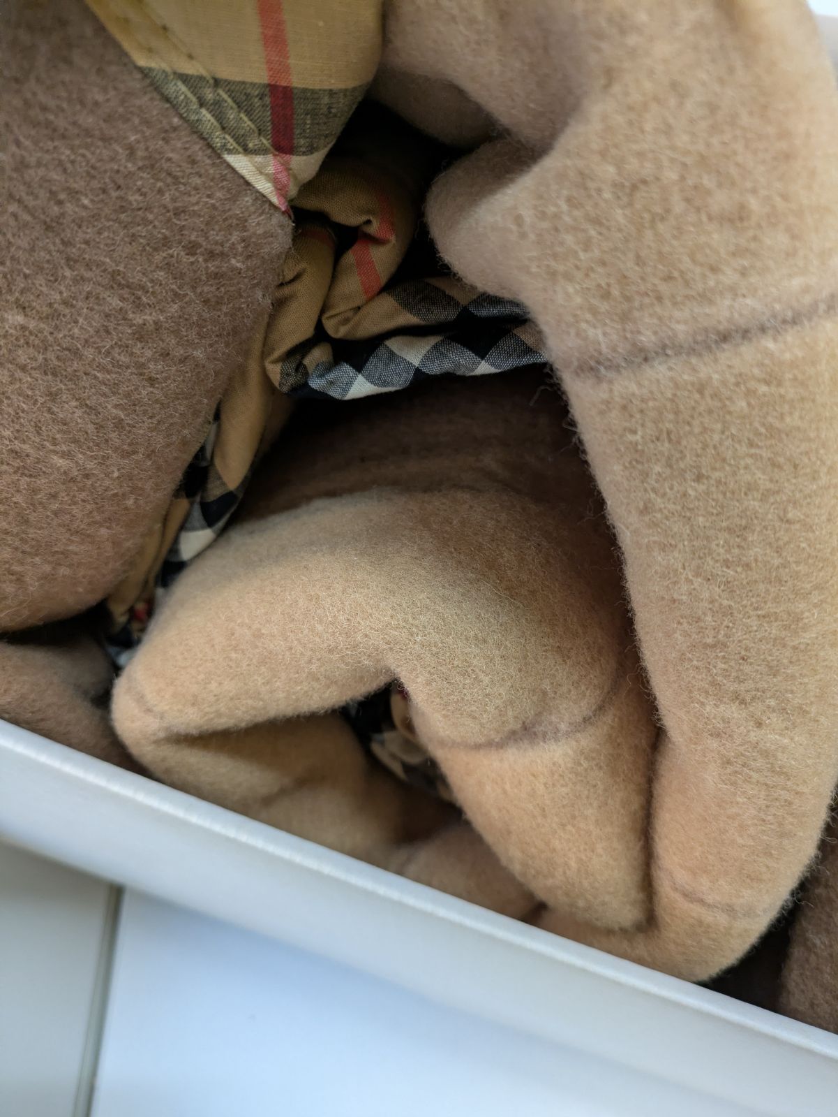 新品】BURBERRY/バーバリー 純毛ウール100％毛布 ブラウン BB528 ペア